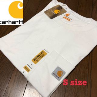 カーハート(carhartt)の新品 carhartt カーハート白 ホワイト 半袖 Tシャツ(Tシャツ/カットソー(半袖/袖なし))