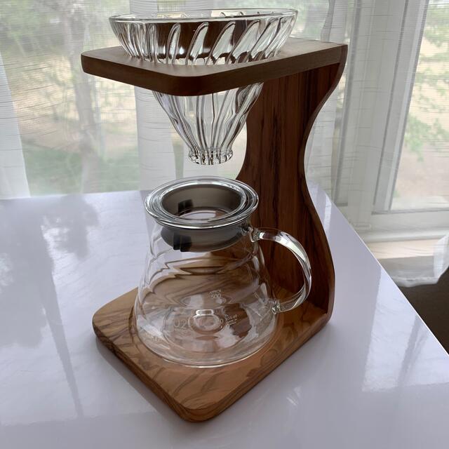 V60オリーブウッドスタンドセット