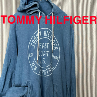トミーヒルフィガー(TOMMY HILFIGER)のTOMMY HILFIGER パーカー　ダメージ風(パーカー)