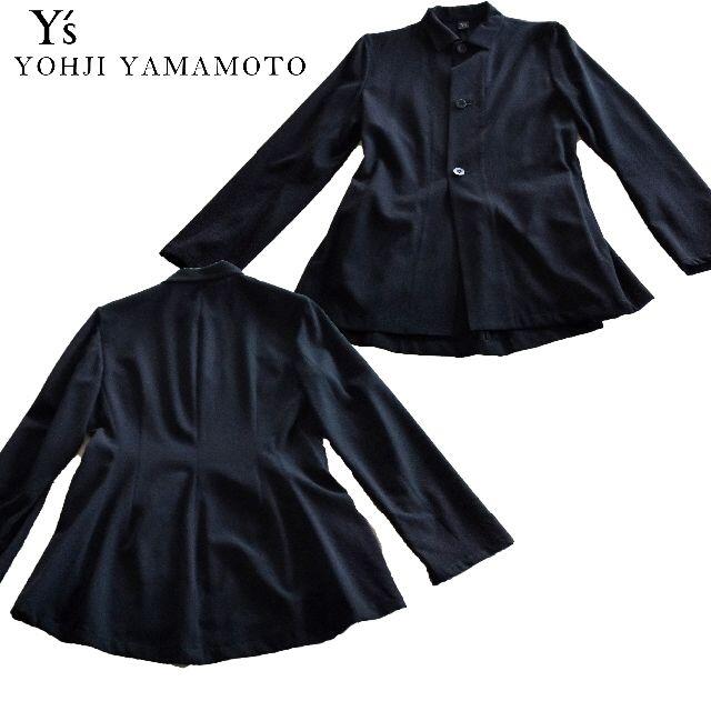 Yohji Yamamoto(ヨウジヤマモト)のYohji Yamamoto ヨウジヤマモト/Y's 　サマーウールジャケット レディースのジャケット/アウター(テーラードジャケット)の商品写真