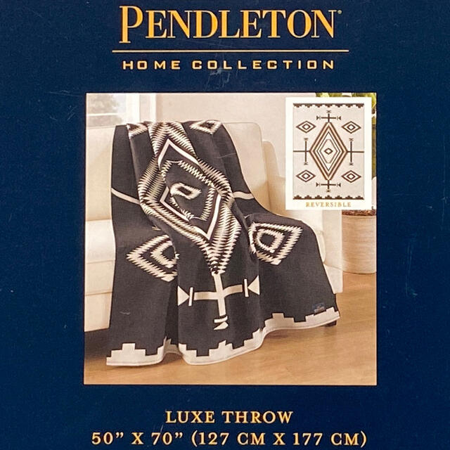 PENDLETON(ペンドルトン)のPENDLETON ブランケット 膝掛け　リバーシブル スポーツ/アウトドアのアウトドア(寝袋/寝具)の商品写真