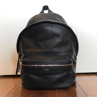 サンローラン(Saint Laurent)の☆りん様専用☆SAINT LAURENT☆レザーリュック☆ブラック☆(バッグパック/リュック)