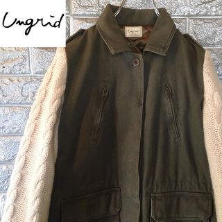 アングリッド(Ungrid)のUngrid アングリッド レディース ミリタリー ジャケット 中綿(ミリタリージャケット)