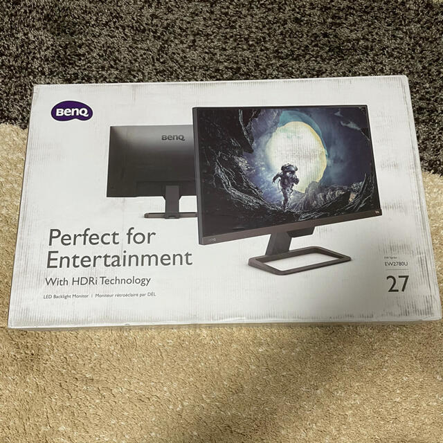 27インチ解像度BenQ 27インチ4Kモニター EW2780U ベンキュー