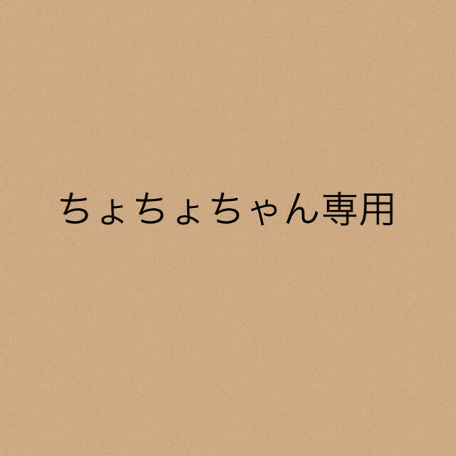 ちょちょちゃん専用★2点