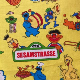 セサミストリート(SESAME STREET)の【貴重！】セサミストリート生地 廃盤(生地/糸)