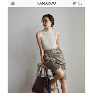 RANDEBOO Eco leather shorts(ハーフパンツ)