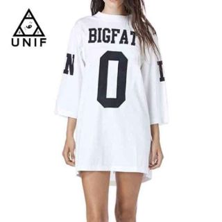 ユニフ(UNIF)のUNIF シャツワンピ(ひざ丈ワンピース)