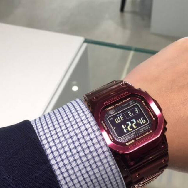 CASIO G-SHOCK GMW-B5000RD-4JF ボルドーレッド | purplepatchstudio.com