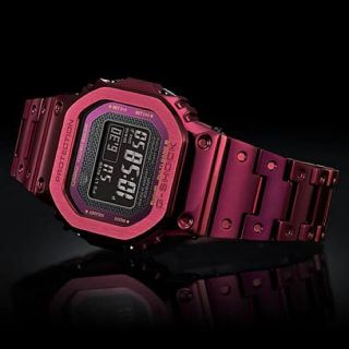 カシオ(CASIO)のCASIO G-SHOCK GMW-B5000RD-4JF ボルドーレッド(腕時計(デジタル))