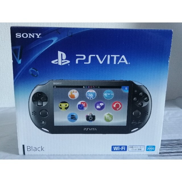 PlayStation Vita(プレイステーションヴィータ)の【新品未開封】PS VITA PCH-2000 ZA11 エンタメ/ホビーのゲームソフト/ゲーム機本体(携帯用ゲーム機本体)の商品写真