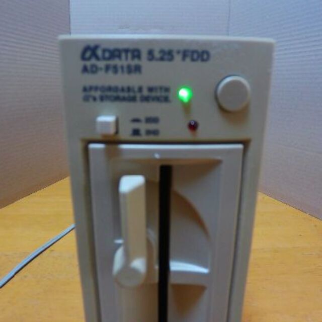 PC-98用外付けFDドライブαDATA AD-F51SR通電確認済