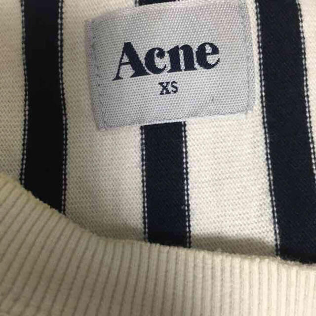 ACNE(アクネ)の期間限定値下げ ACNE ストライプワンピ レディースのワンピース(ミニワンピース)の商品写真