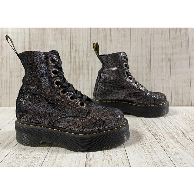 Dr.Martens 8ホール ブーツ 24cm MOLLY GUNMETAL