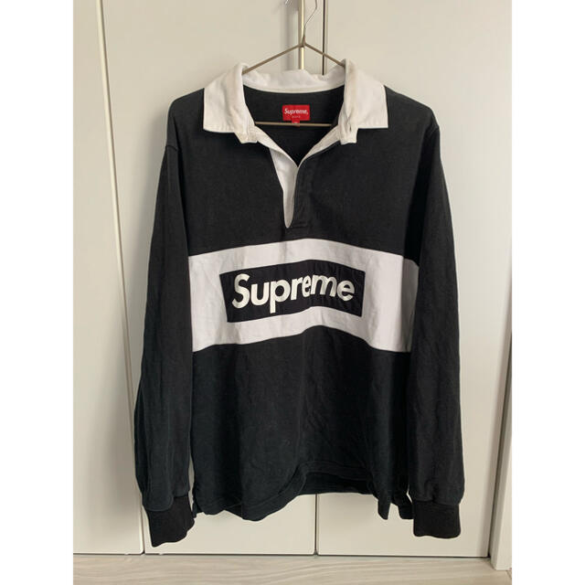 トップスsupreme team rugby 15fw ラガーシャツ