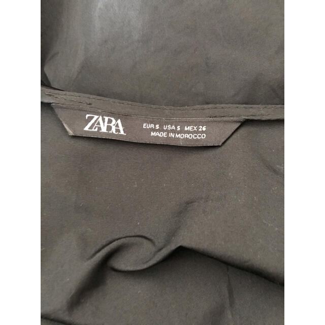 ZARA(ザラ)のzara ザラ ボリューム袖ワンピース パフスリーブ S レディースのワンピース(ロングワンピース/マキシワンピース)の商品写真