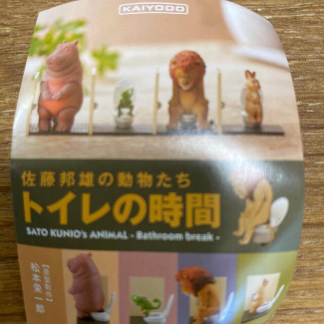 海洋堂(カイヨウドウ)のトイレの時間 カバ ハンドメイドのおもちゃ(フィギュア)の商品写真