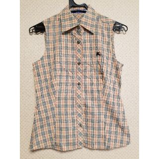 バーバリー(BURBERRY)のバーバリーのノースリーブブラウス(シャツ/ブラウス(半袖/袖なし))