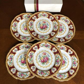 ロイヤルアルバート(ROYAL ALBERT)の【美品】ロイヤルアルバート★レディハミルトン★ケーキ皿　6枚(食器)