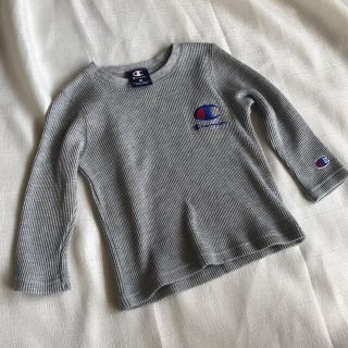 チャンピオン(Champion)のチャンピオン　ワッフル長袖T 90サイズ(Tシャツ/カットソー)