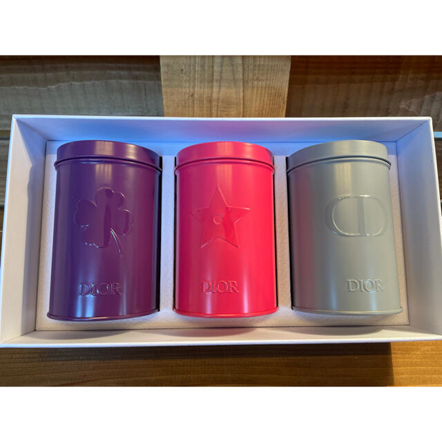 未使用◆Dior◆非売品 ディオール ノベルティ 缶 キャニスター 3本◆ | フリマアプリ ラクマ