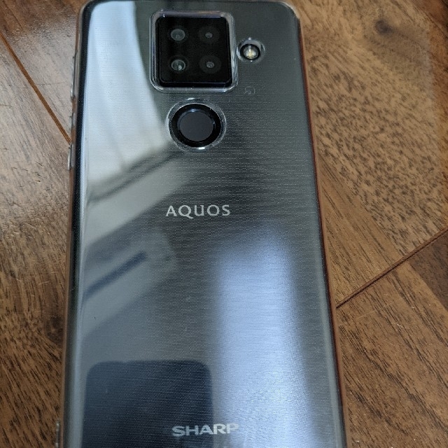 AQUOS(アクオス)のSHARP AQUOS Sense4 Plus ブラックSH-M16　美品 スマホ/家電/カメラのスマートフォン/携帯電話(スマートフォン本体)の商品写真