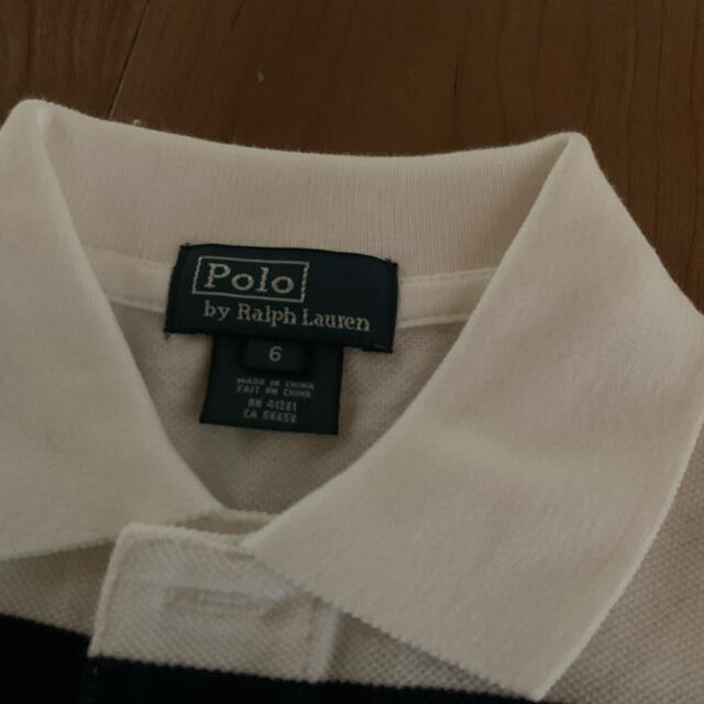 POLO RALPH LAUREN(ポロラルフローレン)の［新品］ラルフローレン　ポロシャツ 6T キッズ/ベビー/マタニティのキッズ服男の子用(90cm~)(Tシャツ/カットソー)の商品写真