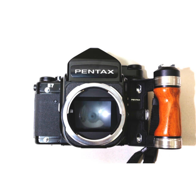 PENTAX(ペンタックス)の美品　PENTAX67後期型　フルセットフィルム付 スマホ/家電/カメラのカメラ(フィルムカメラ)の商品写真