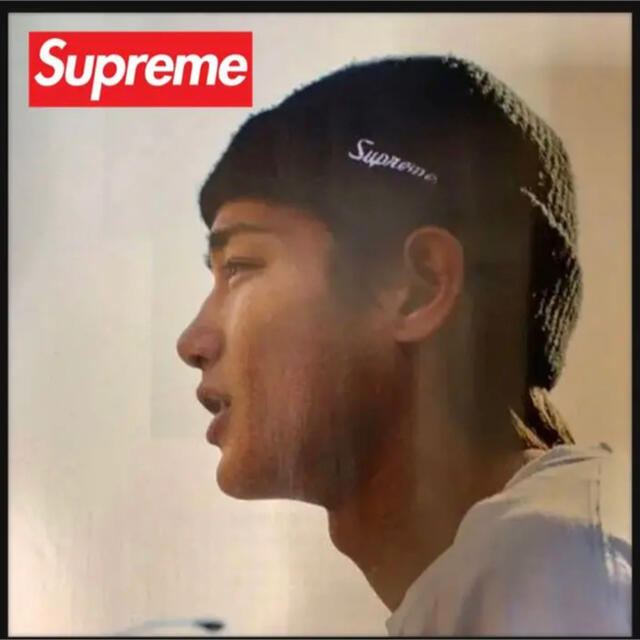 【登坂広臣着用】supreme loose gauge beanie navy