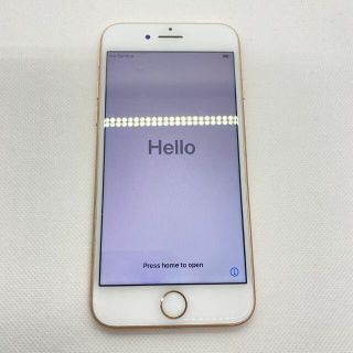 アップル(Apple)のiPhone 8 Gold 64 GB ゴールド　SIMロック解除済(スマートフォン本体)