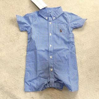 ラルフローレン(Ralph Lauren)のタグ付き　新品　ラルフローレン　ロンパース　6M(ロンパース)