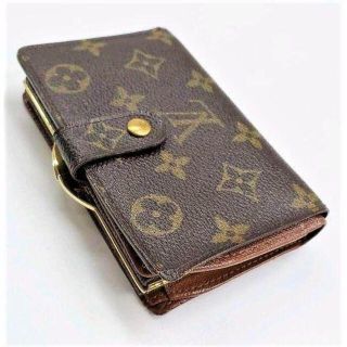 ルイヴィトン(LOUIS VUITTON)ののあさま　ルイヴィトン モノグラム がま口　ポルトフォイユヴィエノワ(財布)