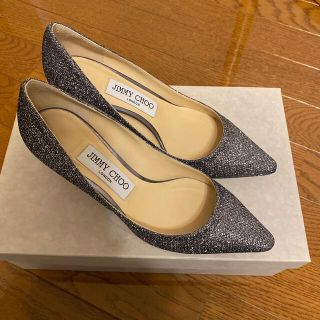 ジミーチュウ(JIMMY CHOO)の丁寧第一様専用〜JIMMY CHOO💖グリッターハイヒール　35(ハイヒール/パンプス)