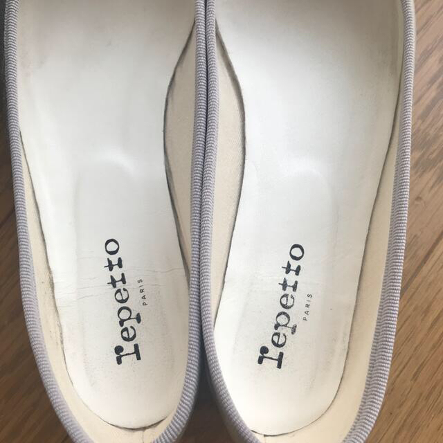 repetto(レペット)のレペット　バレーシューズ　シルバー　39.5 箱あり レディースの靴/シューズ(バレエシューズ)の商品写真