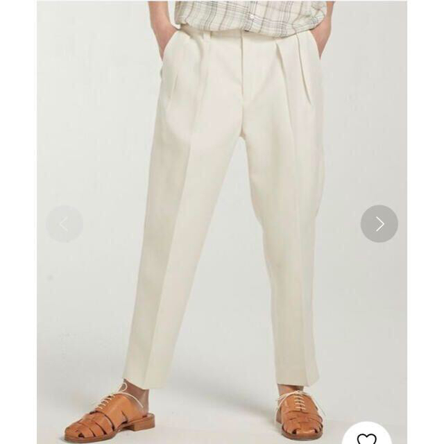 lidnm リドム DRAPE CHINO SLACKS S