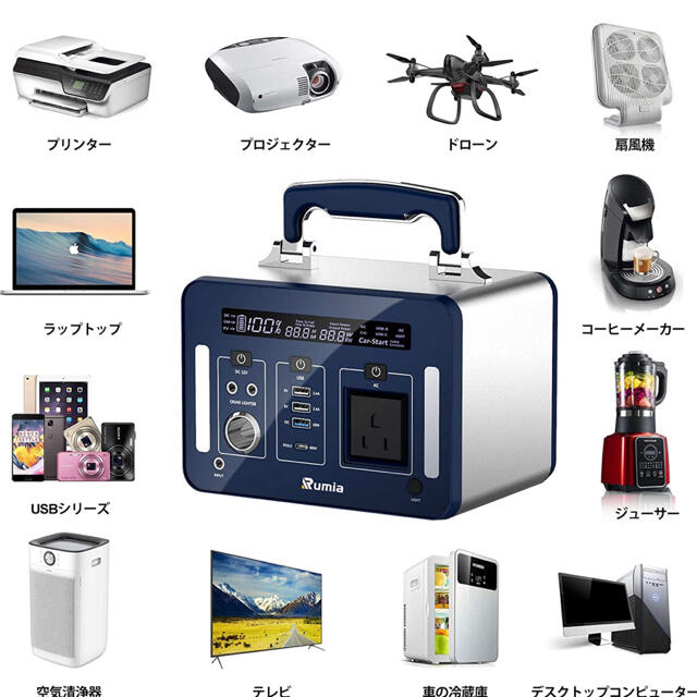 値引き　Rumia ポータブル電源 300W