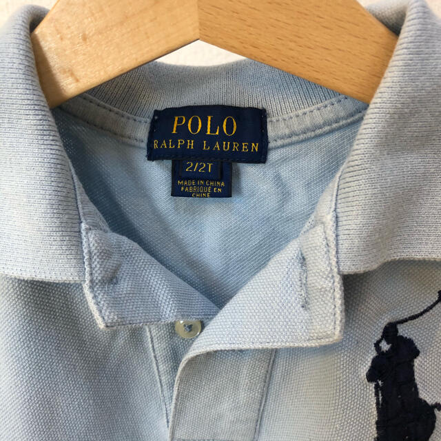 Ralph Lauren(ラルフローレン)のラルフローレン　ポロシャツ　2T  ブルー キッズ/ベビー/マタニティのキッズ服男の子用(90cm~)(その他)の商品写真