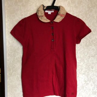 バーバリー(BURBERRY)のバーバリー女児ポロシャツ140(Tシャツ/カットソー)