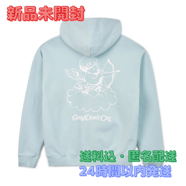 Girls Don't Cry GDC ANGEL HOODIE BLUE S メンズのトップス(パーカー)の商品写真