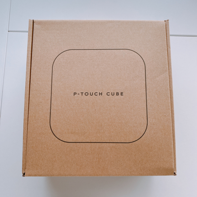 brother(ブラザー)のピータッチキューブ P-TOUCH CUBE 5400円→4800円週末値下げ インテリア/住まい/日用品の文房具(テープ/マスキングテープ)の商品写真