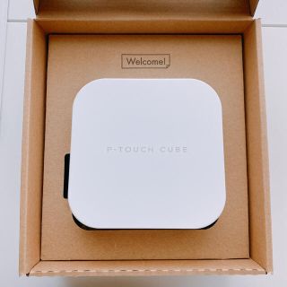 ブラザー(brother)のピータッチキューブ P-TOUCH CUBE 5400円→4800円週末値下げ(テープ/マスキングテープ)