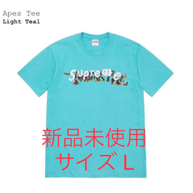 Supreme apes tee light teal L 2021SS