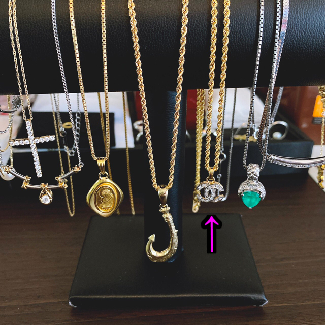 Saint Laurent(サンローラン)のYSL イブサンローラン サンローラン💕2点おまとめ💕K18ネックレス レディースのアクセサリー(ネックレス)の商品写真