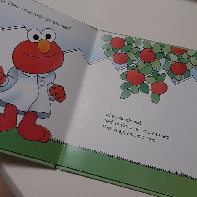 SESAME STREET(セサミストリート)の英語本　　Little Elmo's Book of Colors　セサミ エンタメ/ホビーの本(洋書)の商品写真