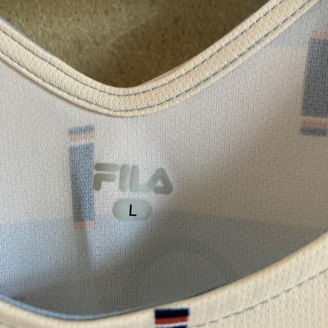 FILA(フィラ)の美品フィラワンピース　Lサイズ　　　 スポーツ/アウトドアのテニス(ウェア)の商品写真