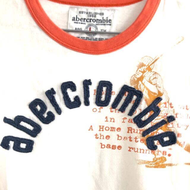 Abercrombie&Fitch(アバクロンビーアンドフィッチ)のバーバリー様専用アバクロンビー★半袖Tシャツ L used メンズのトップス(Tシャツ/カットソー(半袖/袖なし))の商品写真