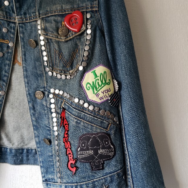 marcjacobs デニムジャケットPATCHMARC オーダー品