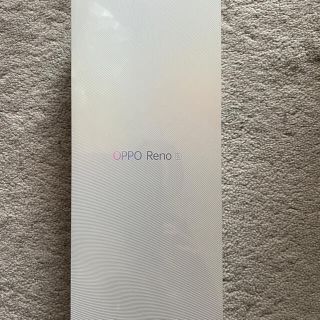 オッポ(OPPO)の【新品未開封】Oppo Reno A BLACK 64GB(スマートフォン本体)