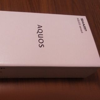 シャープ(SHARP)の【未使用】AQUOS sense4 SH-M15 ブラック(スマートフォン本体)