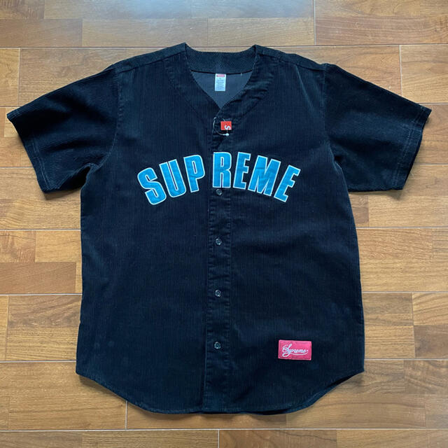 Supreme シュプリーム アーチロゴ ベースボール シャツ XL